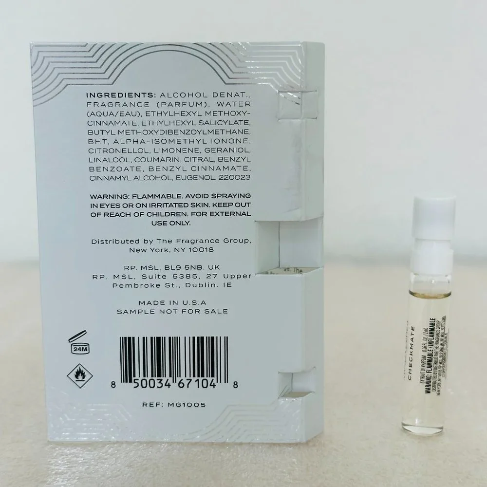 🌿 NEW 🌿 MIND GAMES Checkmate Tabac Bourbon Santal Spray, 2 mL, 0.06 fl.oz - Picture 3 of 4